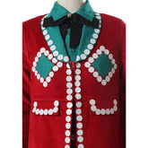 Elegant Red Santa-Inspired Uniform for Men | Custom-Made Halloweez Christmas Cosplay Outfit for Festive Events - Halloweez